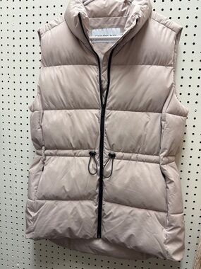 Calvin Klein Performance Women's Light Taupe Quilted Puffer Vest